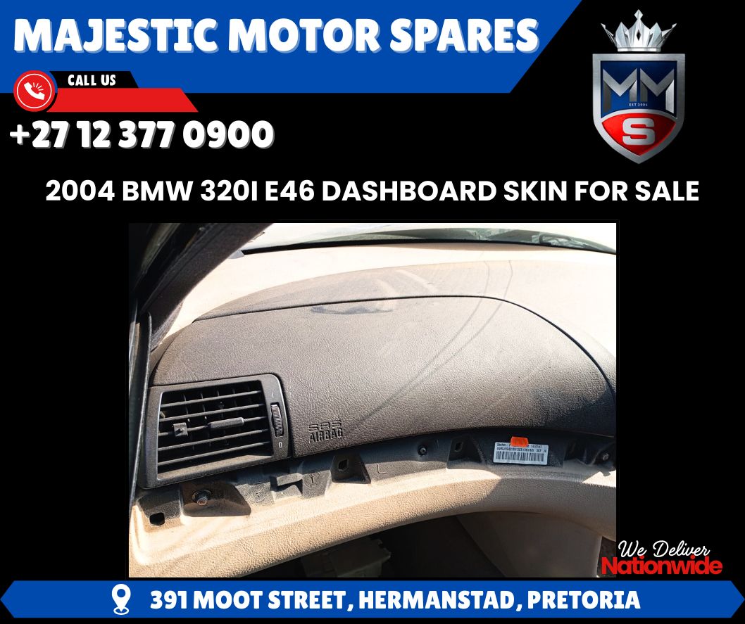 2004 BMW 320i E46 Dashboard Skin – Used Interior Part - Private Seller 2004 BMW 320i E46 Dashboard Skin – Used Interior Part - Private Seller
