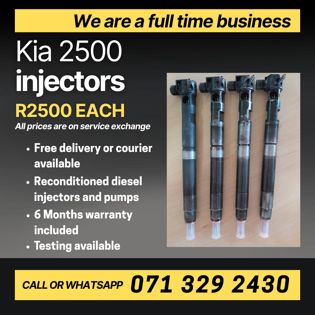 KIA 2500 INJECTORS FOR SALE WITH WARRANTY INCLUDED - Private Seller KIA 2500 INJECTORS FOR SALE WITH WARRANTY INCLUDED - Private Seller