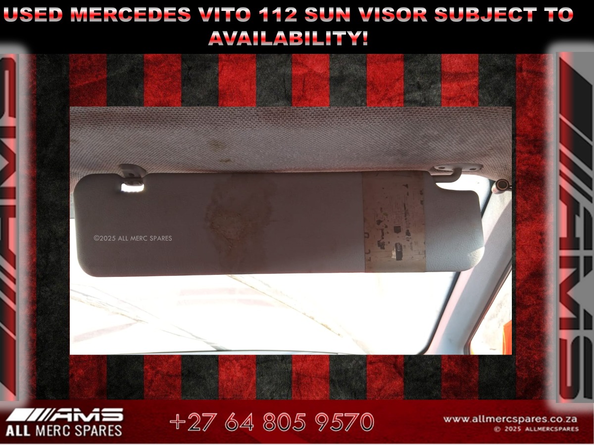 Used Mercedes Vito 112 Sun Visors – In Stock! - Private Seller Used Mercedes Vito 112 Sun Visors – In Stock! - Private Seller