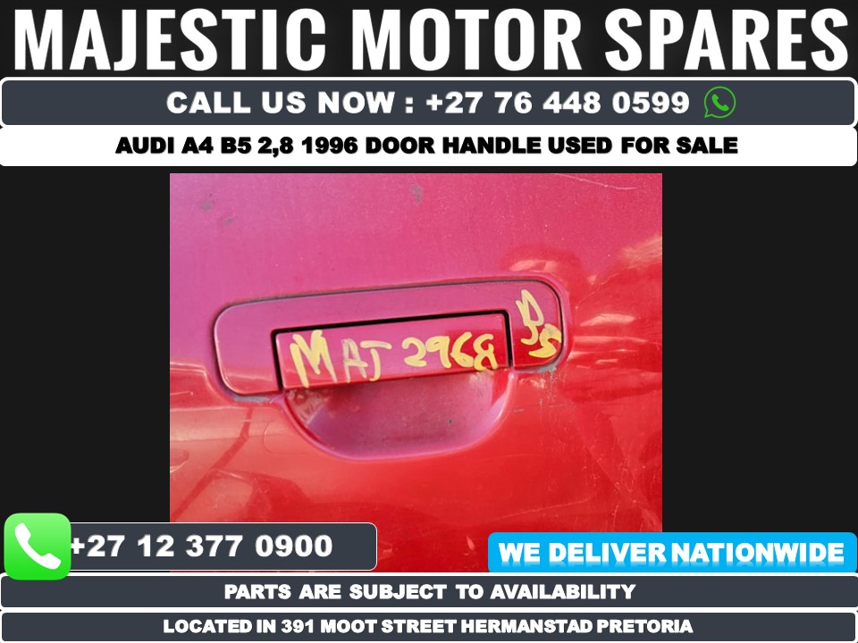 Audi A4 B5 2.8 door handle used for sale - Private Seller Audi A4 B5 2.8 door handle used for sale - Private Seller