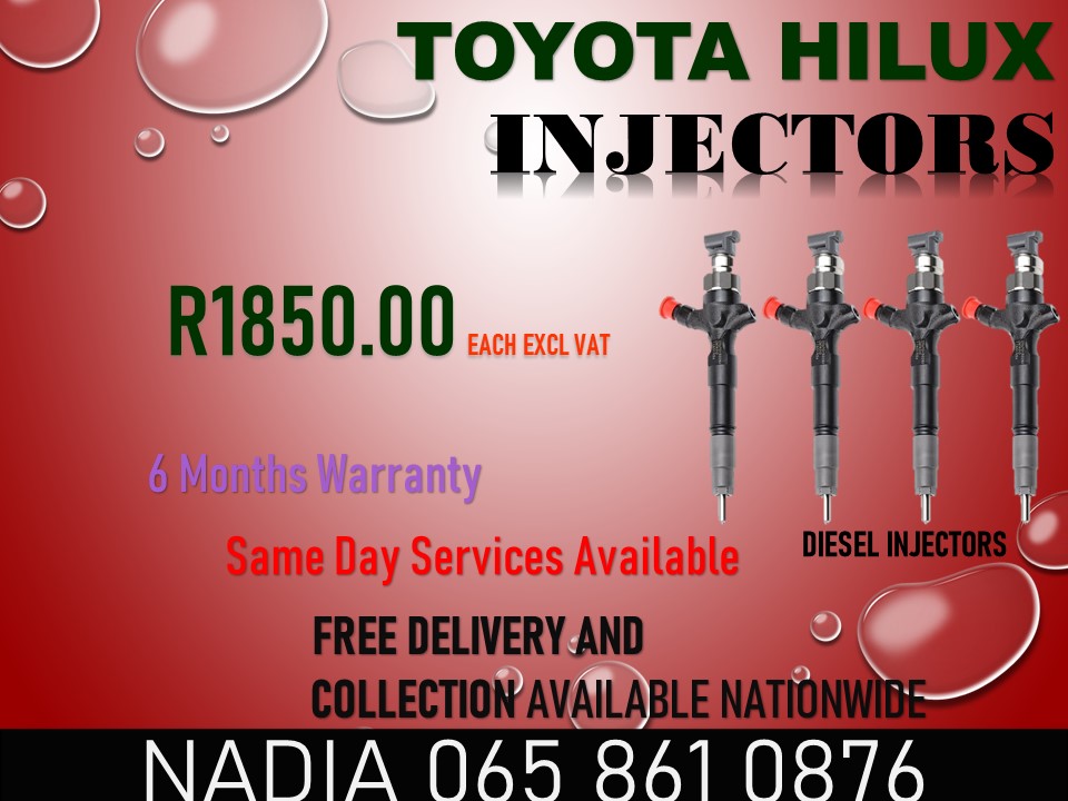 TOYOTA HILUX DIESEL INJECTORS FOR SALE - Private Seller TOYOTA HILUX DIESEL INJECTORS FOR SALE - Private Seller