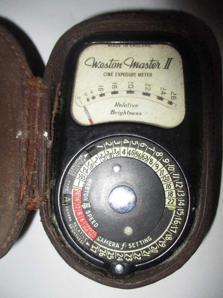 Vintage Weston Master II Cine exposure meter
