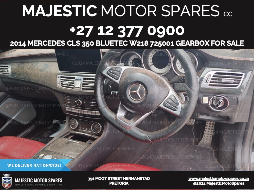 Mercedes Benz CLS350 W218 725001 gearbox for sale second hand - Private Seller Mercedes Benz CLS350 W218 725001 gearbox for sale second hand - Private Seller