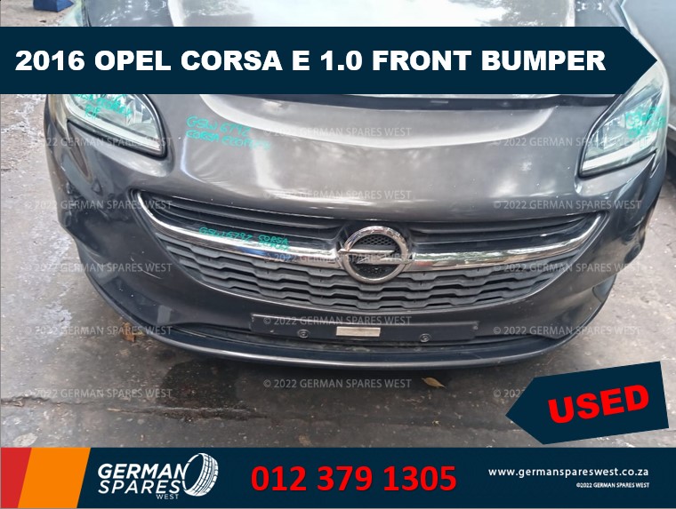 OPEL CORSA E 1.0 2016 USED FRONT BUMPER FOR SALE - Private Seller OPEL CORSA E 1.0 2016 USED FRONT BUMPER FOR SALE - Private Seller