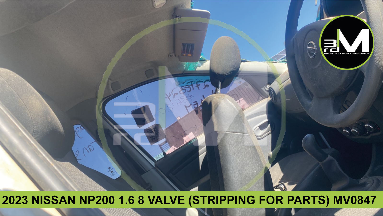 2023 NISSAN NP200 1.6 8 VALVE (STRIPPING FOR PARTS) - MV0847 - Private Seller 2023 NISSAN NP200 1.6 8 VALVE (STRIPPING FOR PARTS) - MV0847 - Private Seller