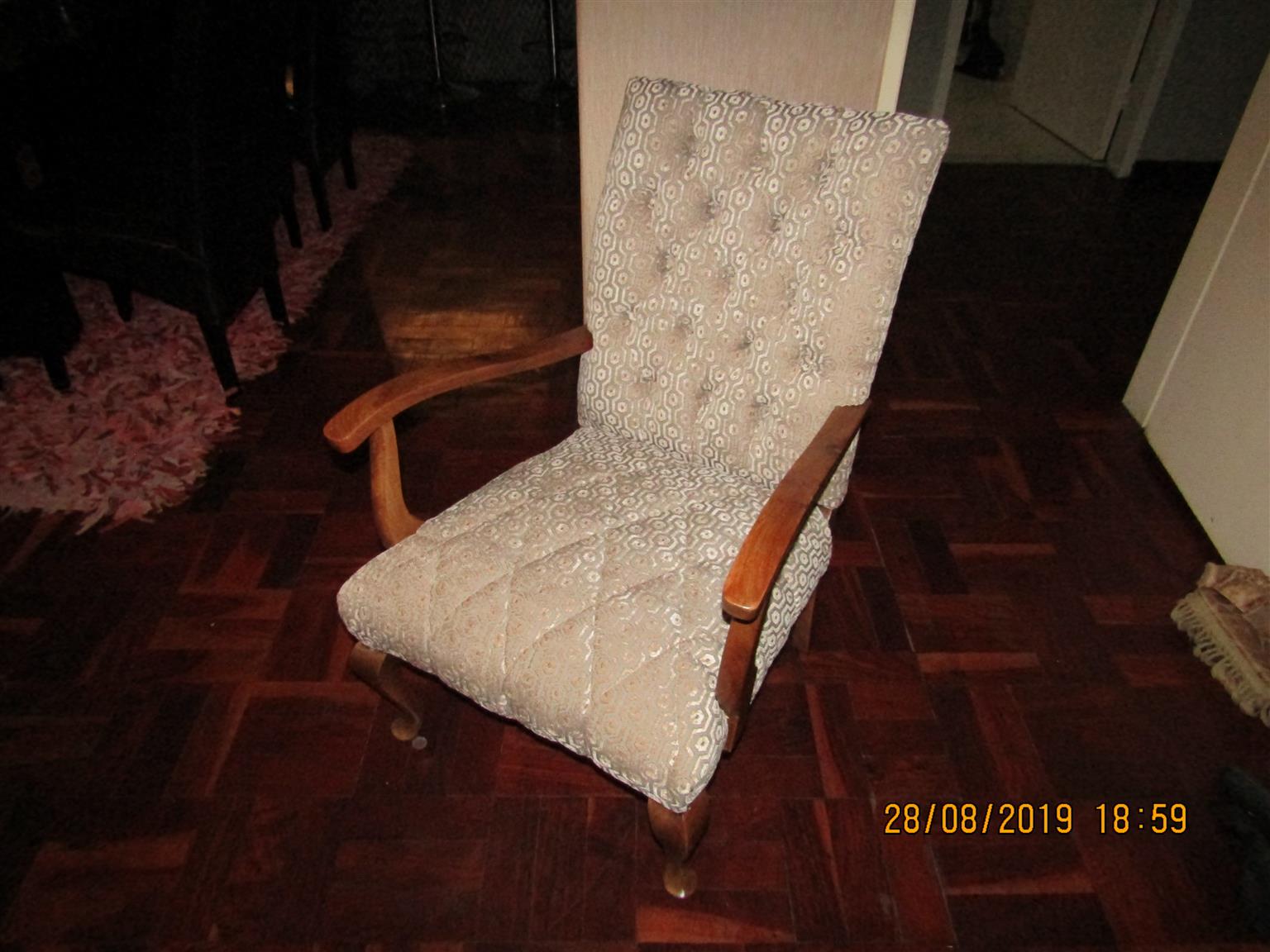 Classic antique armrest Chair.