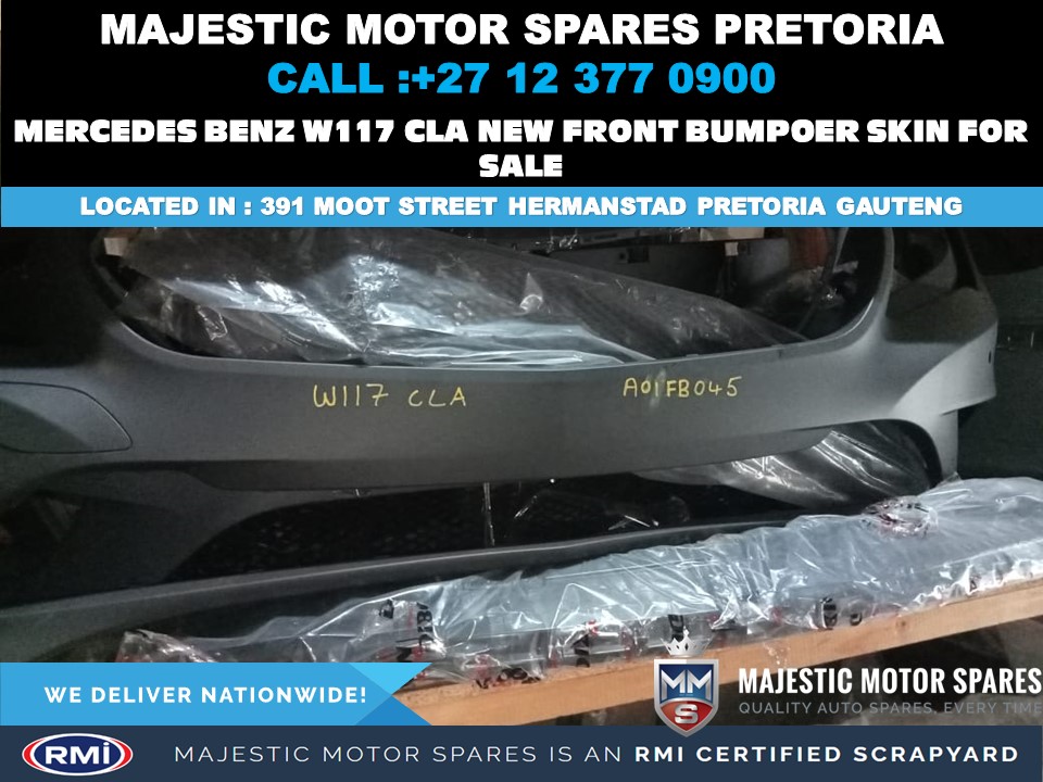 Mercedes Benz CLA W117 bumper skin – Black