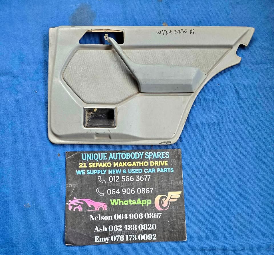 Mercedes W124 E230 Right Rear Door Panel