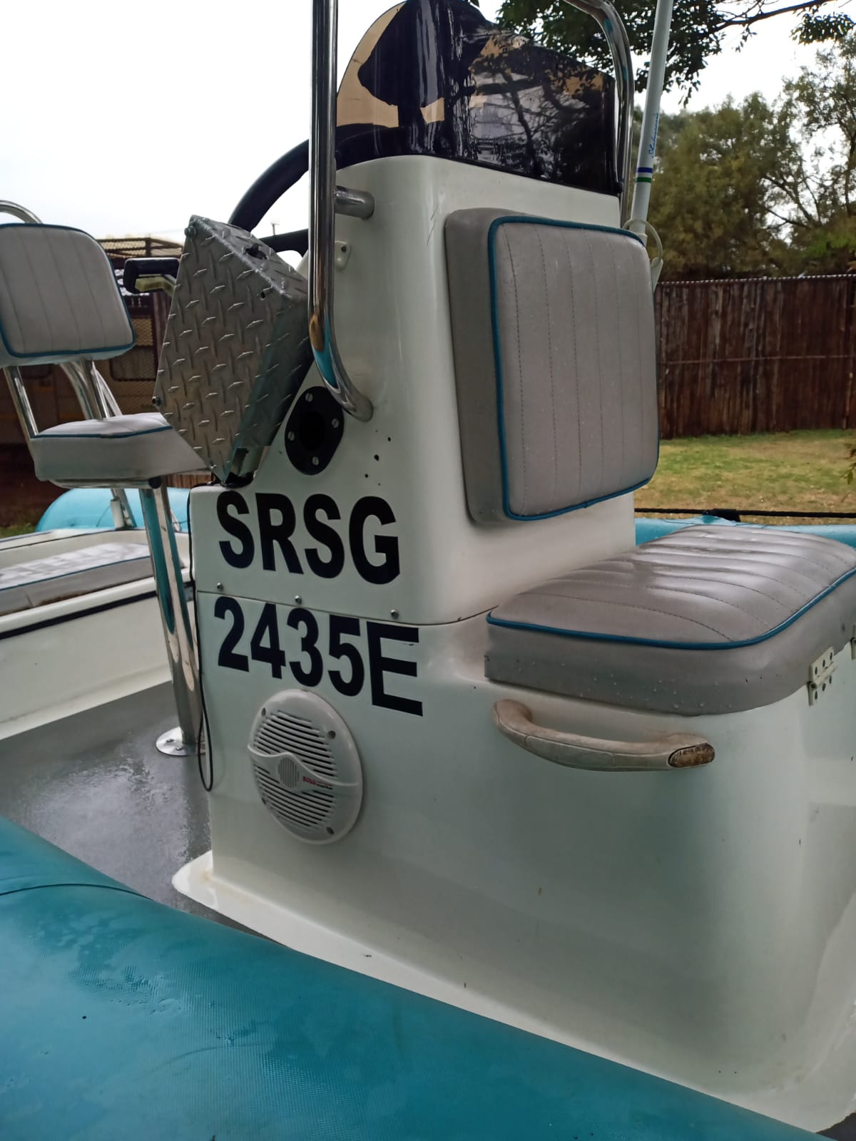 Semi ridget boat