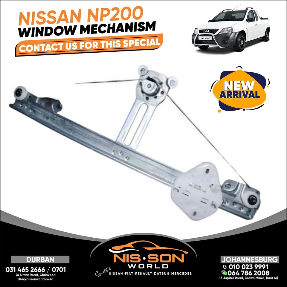 NISSAN NP200 WINDOW MECHANISM - Private Seller NISSAN NP200 WINDOW MECHANISM - Private Seller
