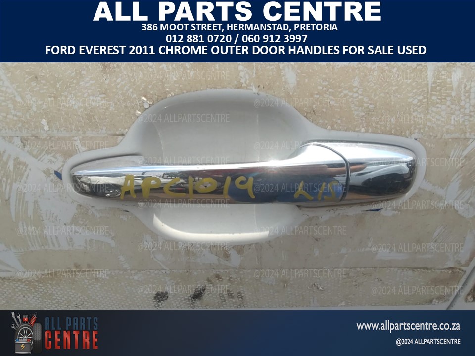 Ford Everest chrome door handles for sale used - Private Seller
