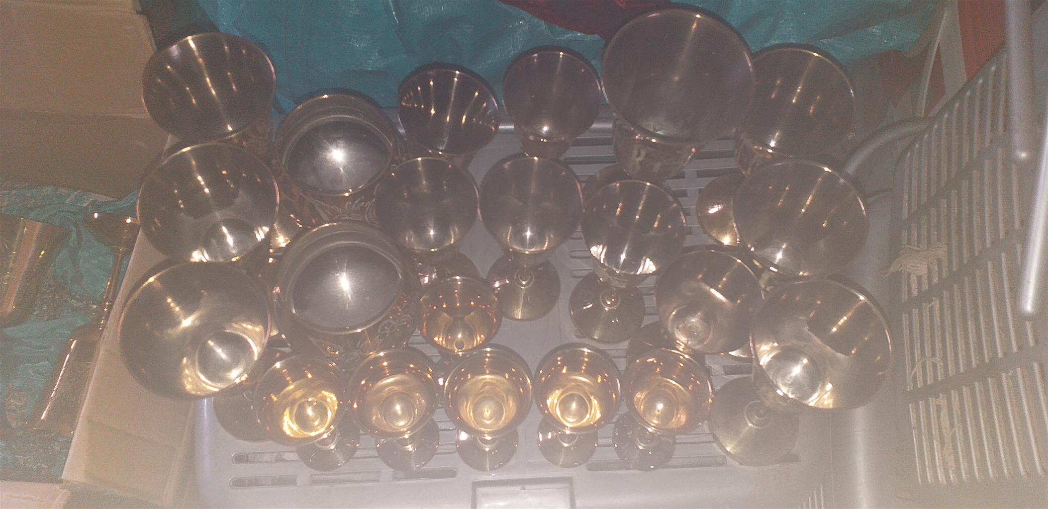 Indian brass cups for sale