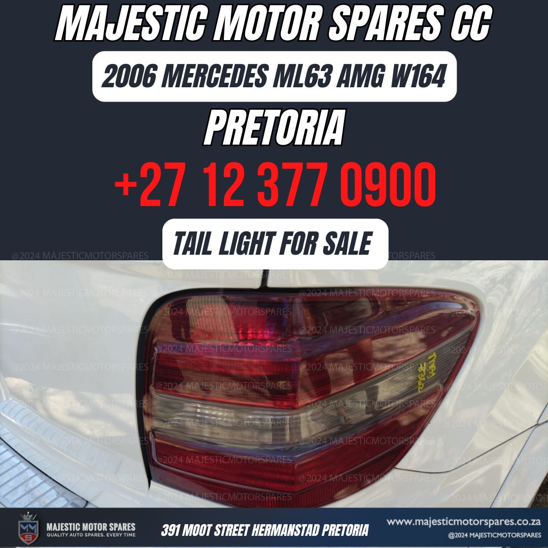Mercedes Benz ML63 AMG Tail Lights for Sale Second-hand - Private Seller