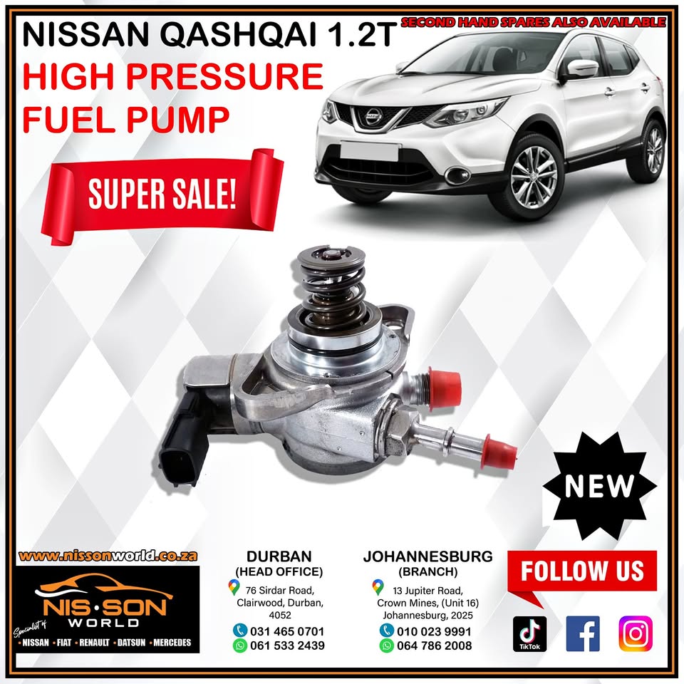 NISSAN QASHQAI 1.2T HIGH PRESSURE FUEL PUMP - Private Seller NISSAN QASHQAI 1.2T HIGH PRESSURE FUEL PUMP - Private Seller