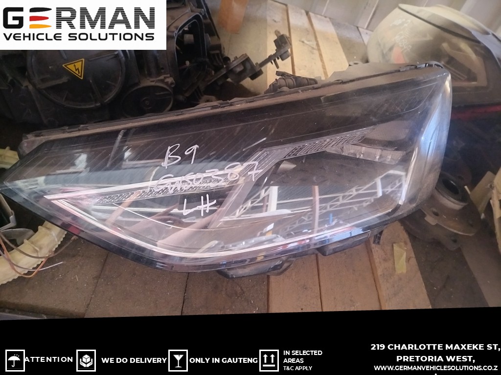 Audi b9 left-side headlight used original in great shape