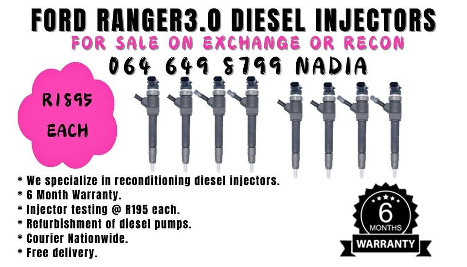 Ford Ranger WEAT diesel injectors for sale - Private Seller