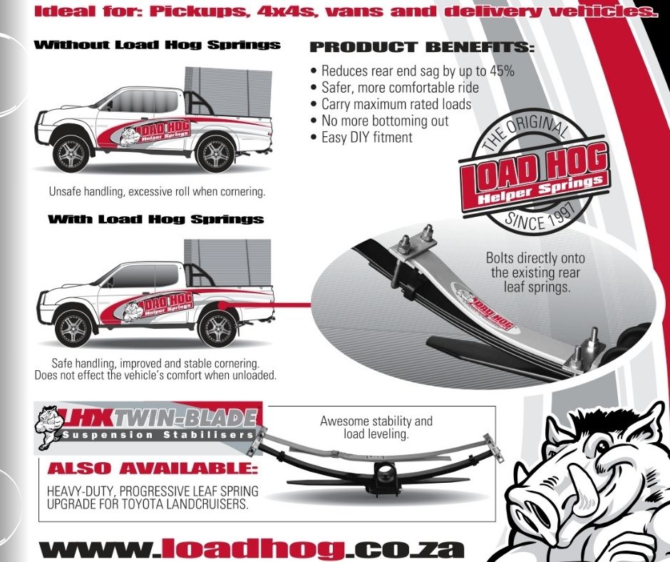 Leaf Spring Suspension Upgrades For Bakkies & 4X4's