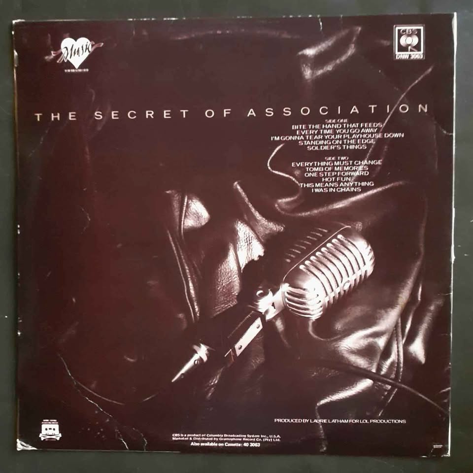 Paul Young - The Secret of Association LP Record