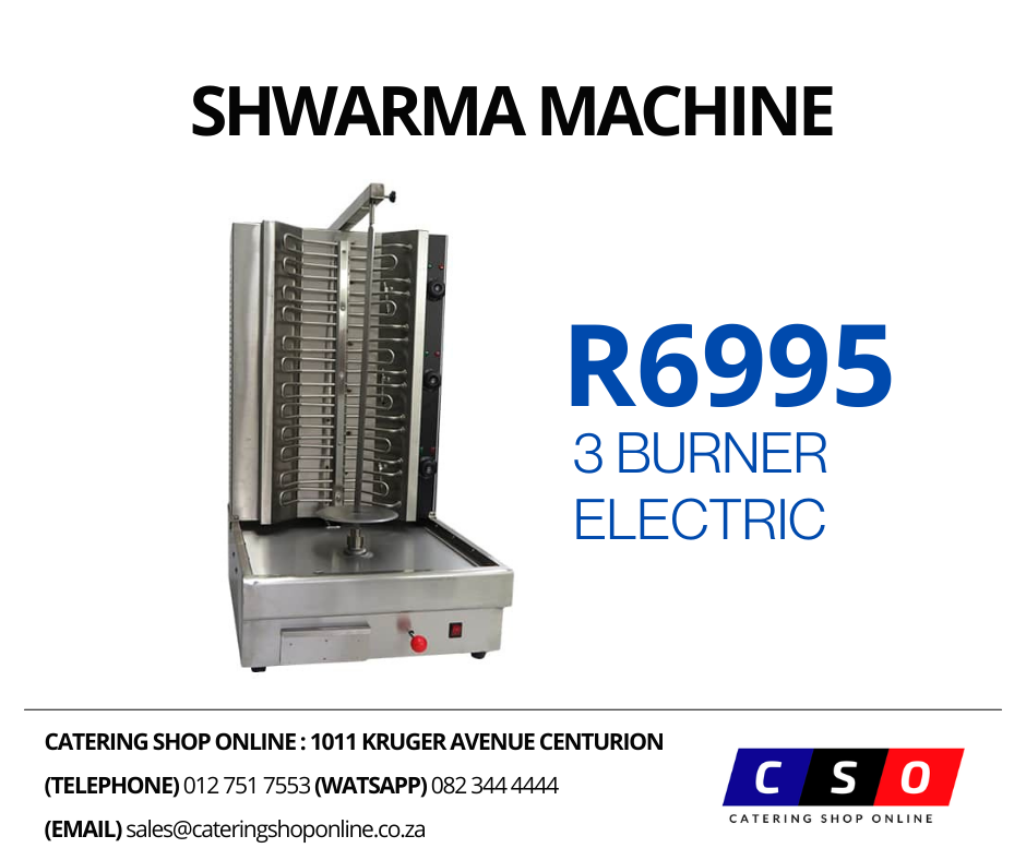 Shwarma Machine 3 Burner Electric