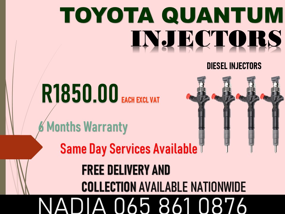 TOYOTA QUANTUM DIESEL INJECTORS FOR SALE - Private Seller TOYOTA QUANTUM DIESEL INJECTORS FOR SALE - Private Seller