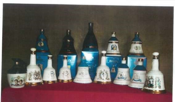 Royal Family decanter collection Royal Family decanter collection