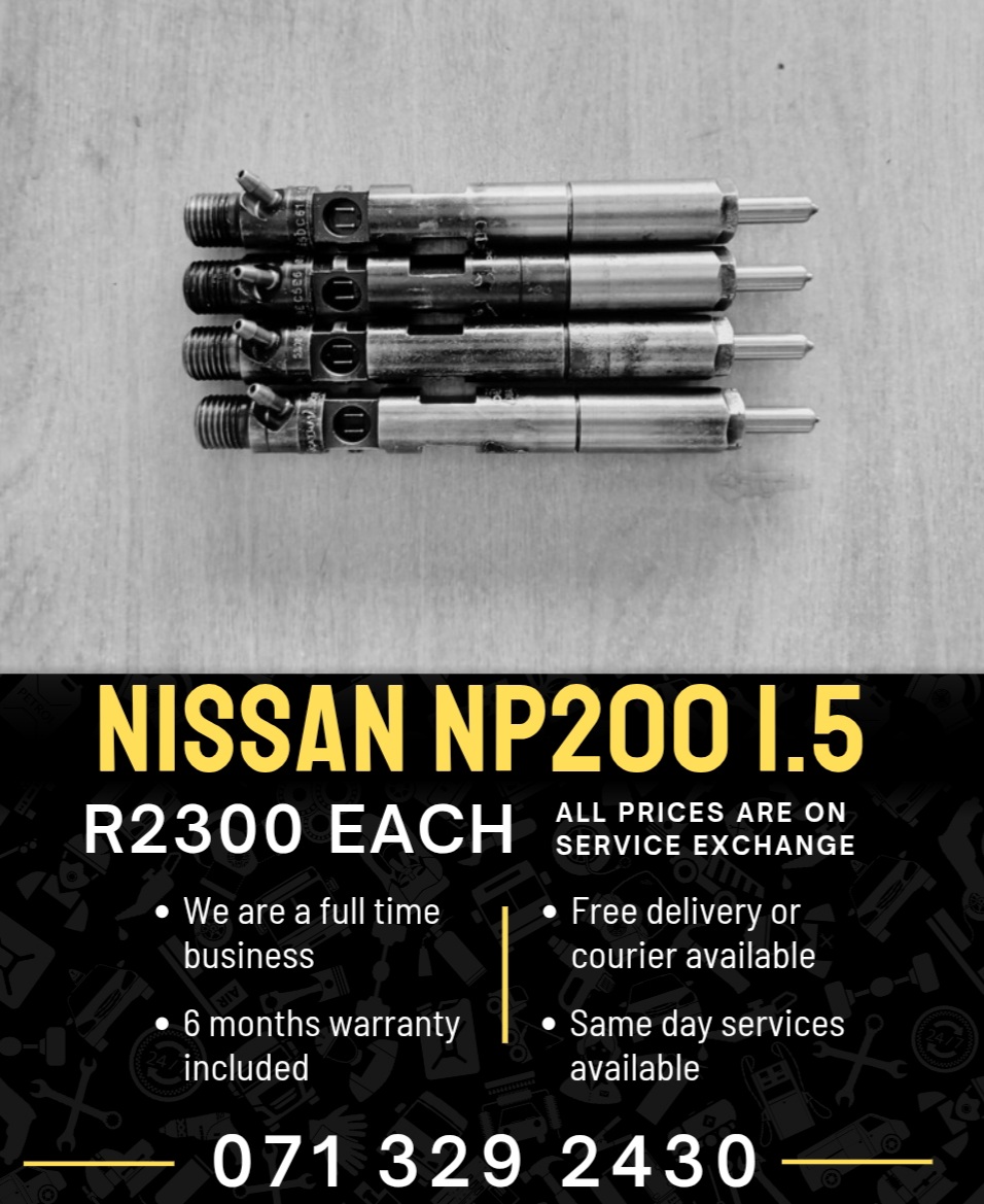 NISSAN NP200 1.5 DIESEL INJECTORS FOR SALE WITH WARRANTY - Private Seller NISSAN NP200 1.5 DIESEL INJECTORS FOR SALE WITH WARRANTY - Private Seller