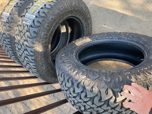 Tyres 285/65/18 Nitto only 3 available 4x4 tyres