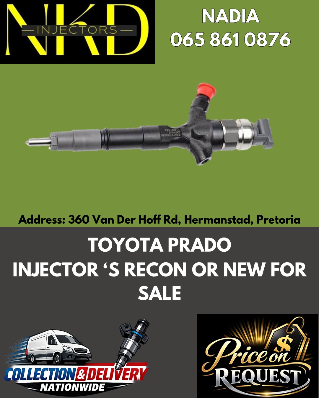 TOYOTA PRADO DIESEL INJECTORS EXCELLENT CONDITION - Private Seller TOYOTA PRADO DIESEL INJECTORS EXCELLENT CONDITION - Private Seller