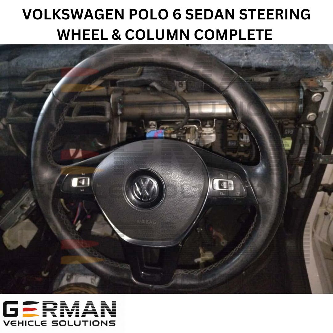 Volkswagen polo 6 sedan complete steering wheel with steering column for sale - Private Seller Volkswagen polo 6 sedan complete steering wheel with steering column for sale - Private Seller