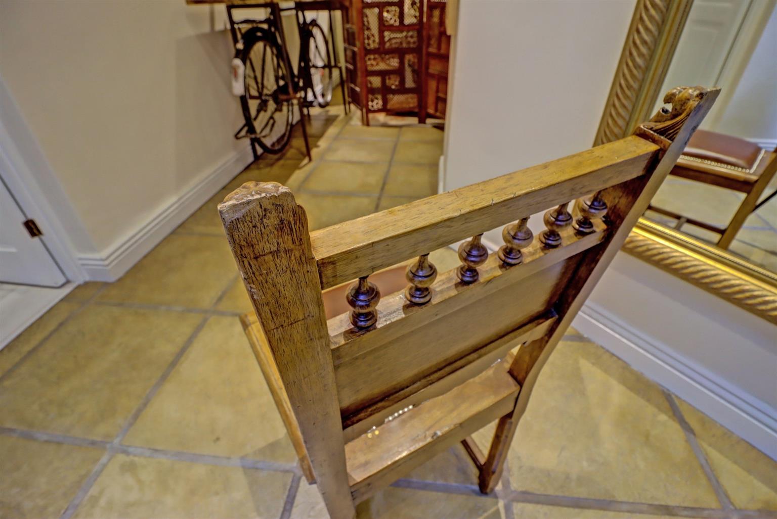 Antique hand crafted chairs