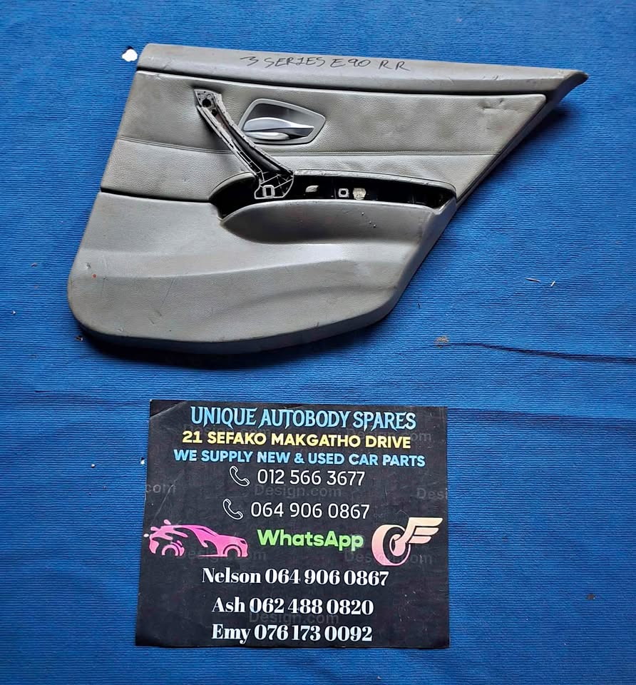 BMW E90 E91 Right Rear Back Door Panel
