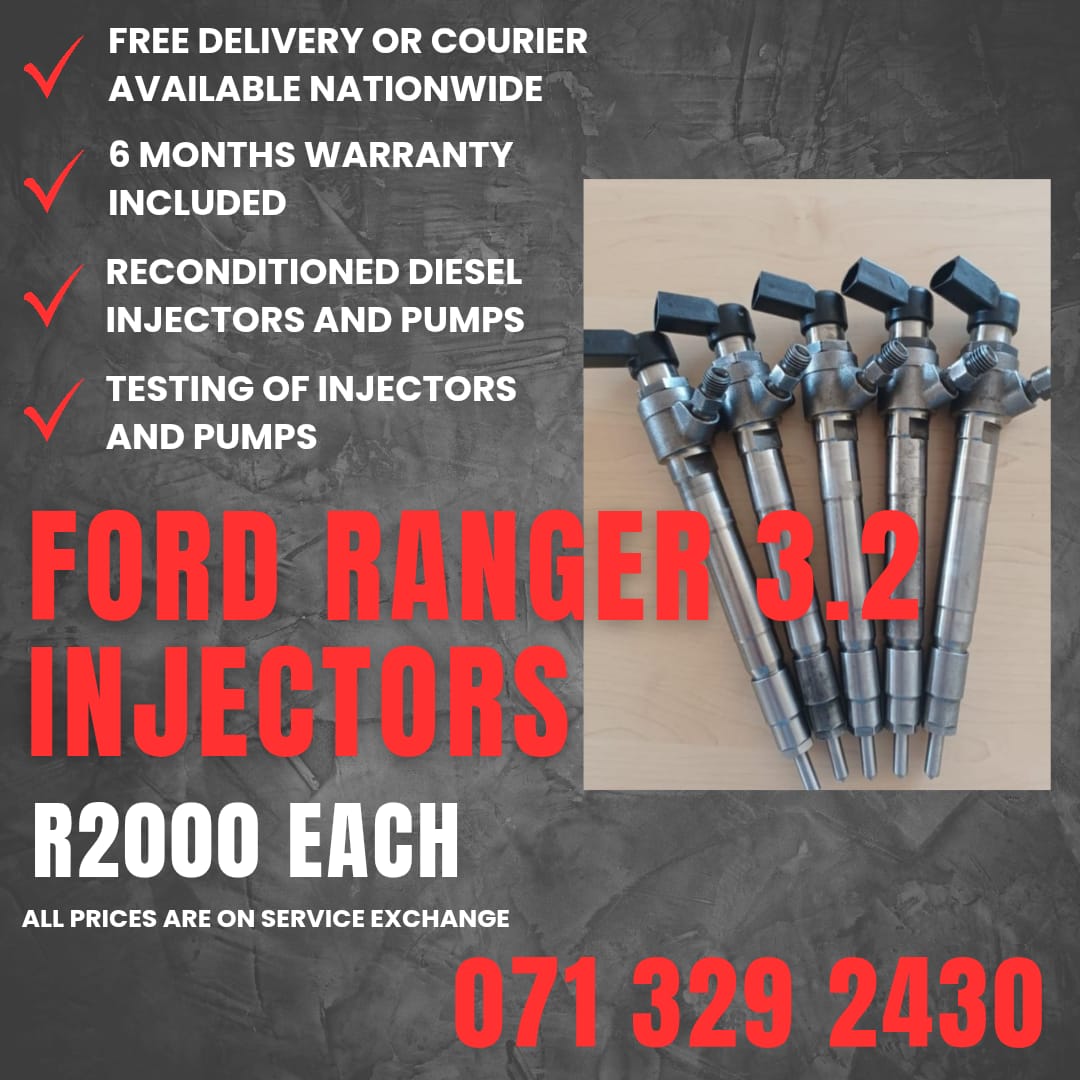 FORD RANGER 3.2 INJECTORS FOR SALE WITH WARRANTY - Private Seller FORD RANGER 3.2 INJECTORS FOR SALE WITH WARRANTY - Private Seller