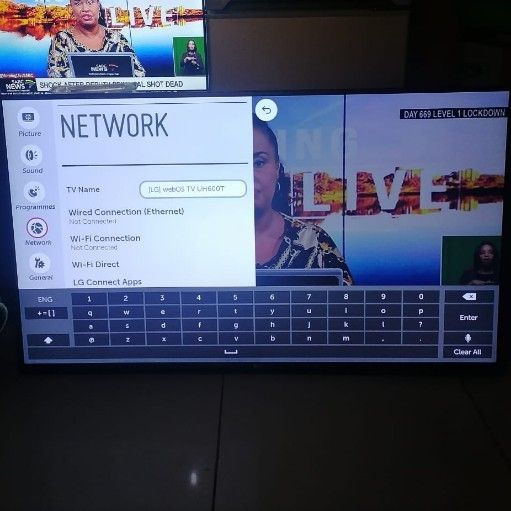 LG 55 inch smart uhd 4k tv 