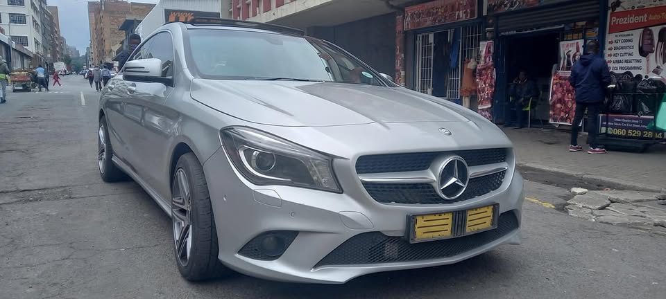 2015 MERCEDES BENZ CLA 220 CDI DIESEL, AUTOMATIC TRANSMISSION, SILVER COLOUR