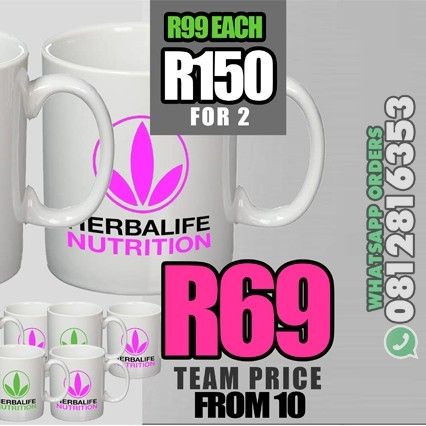 Herbalife Mugs (R150 Two)