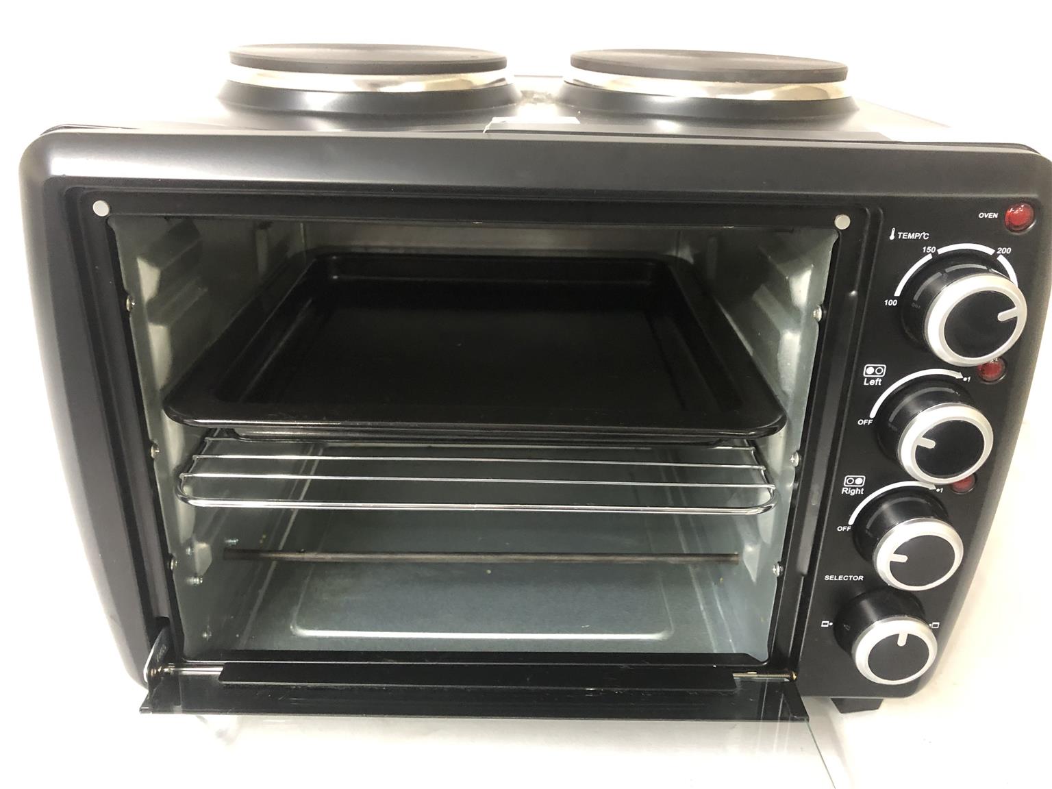 Electric Oven with 2 Hot Plates Swan SCO28M 