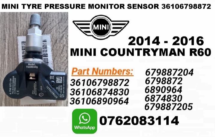 Mini Countryman R60 TPMS tyre pressure monitor sensors - Private Seller Mini Countryman R60 TPMS tyre pressure monitor sensors - Private Seller