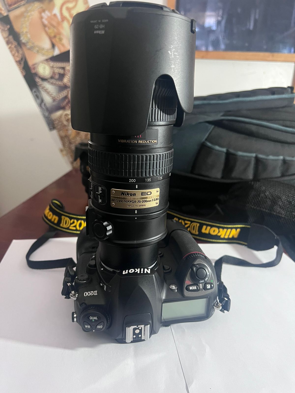 Nikon D200 With Nikon AF -S VR 70- 200mm  1:2:8G Nikon D200 With Nikon AF -S VR 70- 200mm  1:2:8G