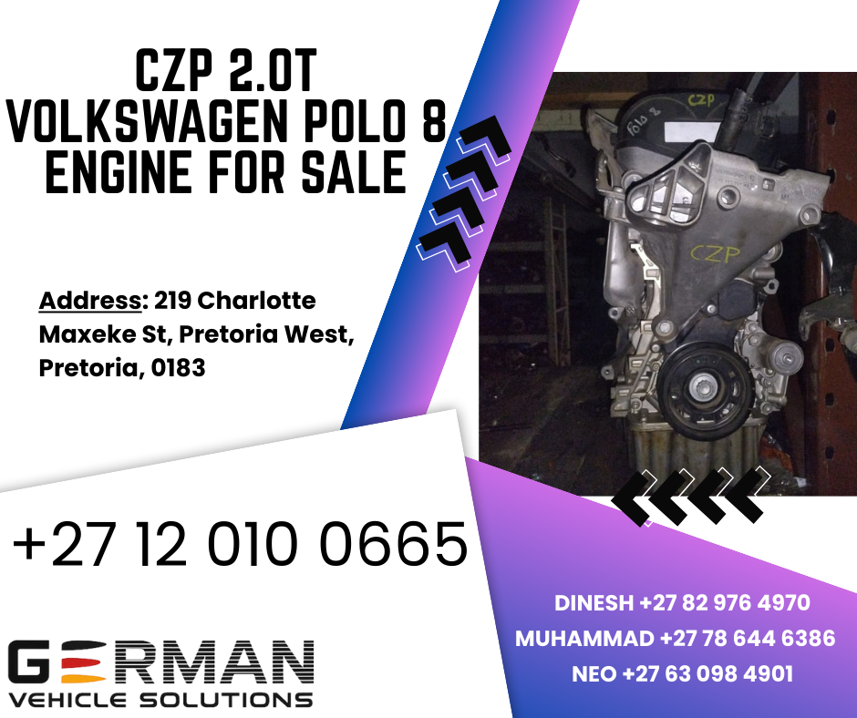 czp 2.0t volkswagen polo 8 engine for sale - Private Seller czp 2.0t volkswagen polo 8 engine for sale - Private Seller