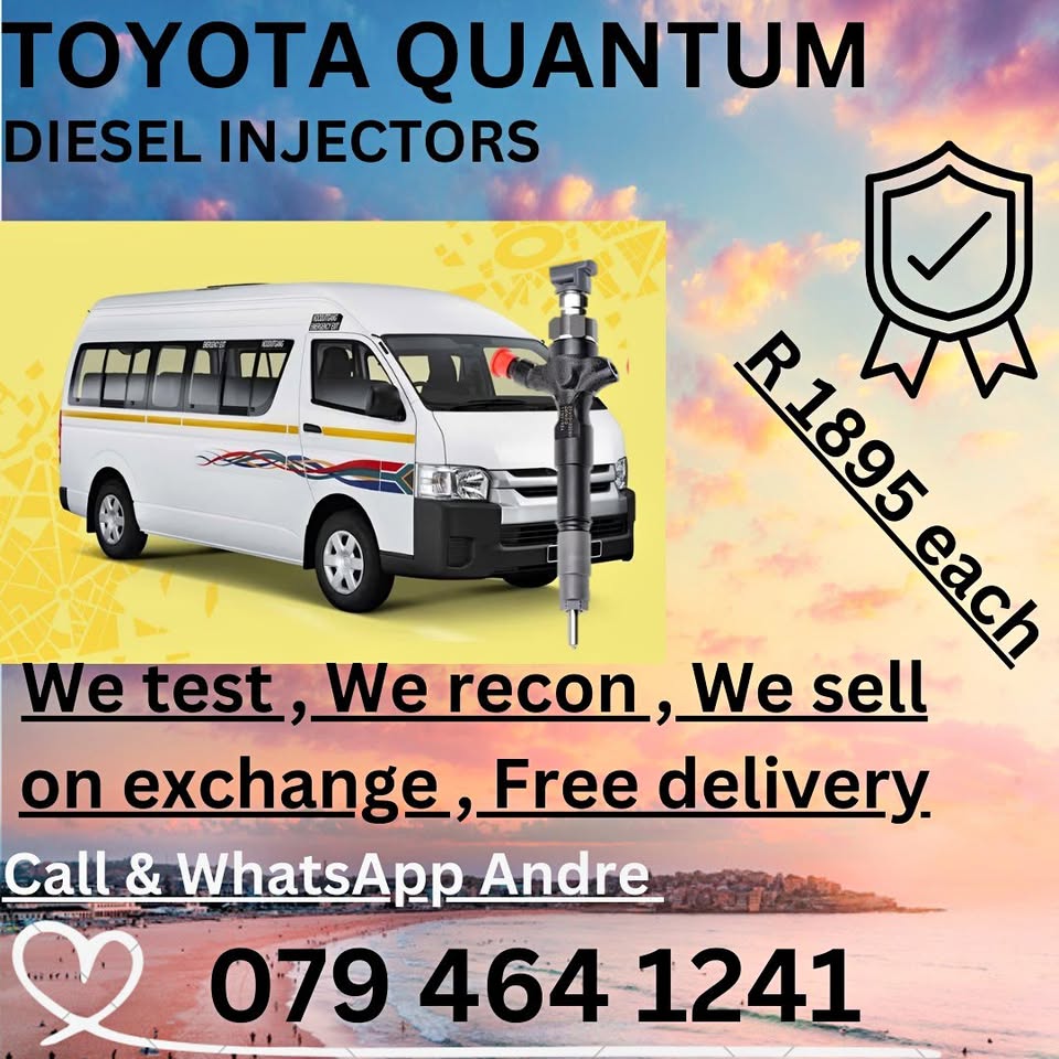 TOYOTA QUANTUM DIESEL INJECTORS - Private Seller TOYOTA QUANTUM DIESEL INJECTORS - Private Seller
