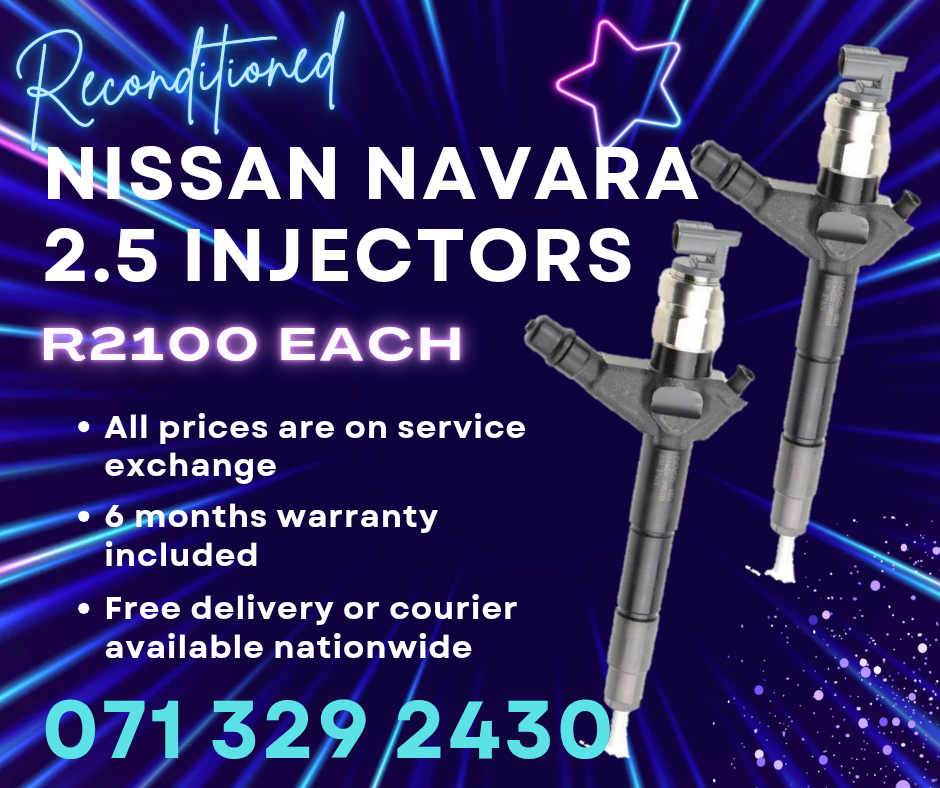 NISSAN NAVARA 2.5 INJECTORS FOR SALE WITH WARRANTY INCLUDED - Private Seller NISSAN NAVARA 2.5 INJECTORS FOR SALE WITH WARRANTY INCLUDED - Private Seller