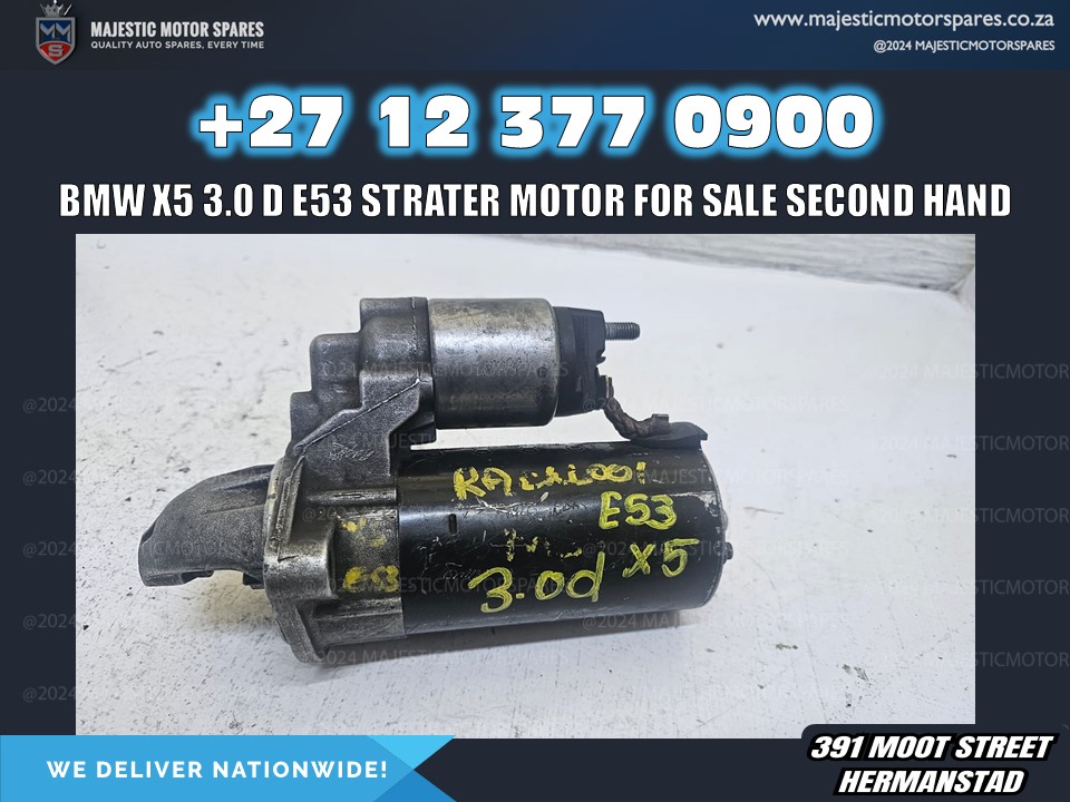 BMW X5 3.0d E53 Starter Motor for Sale - Private Seller BMW X5 3.0d E53 Starter Motor for Sale - Private Seller