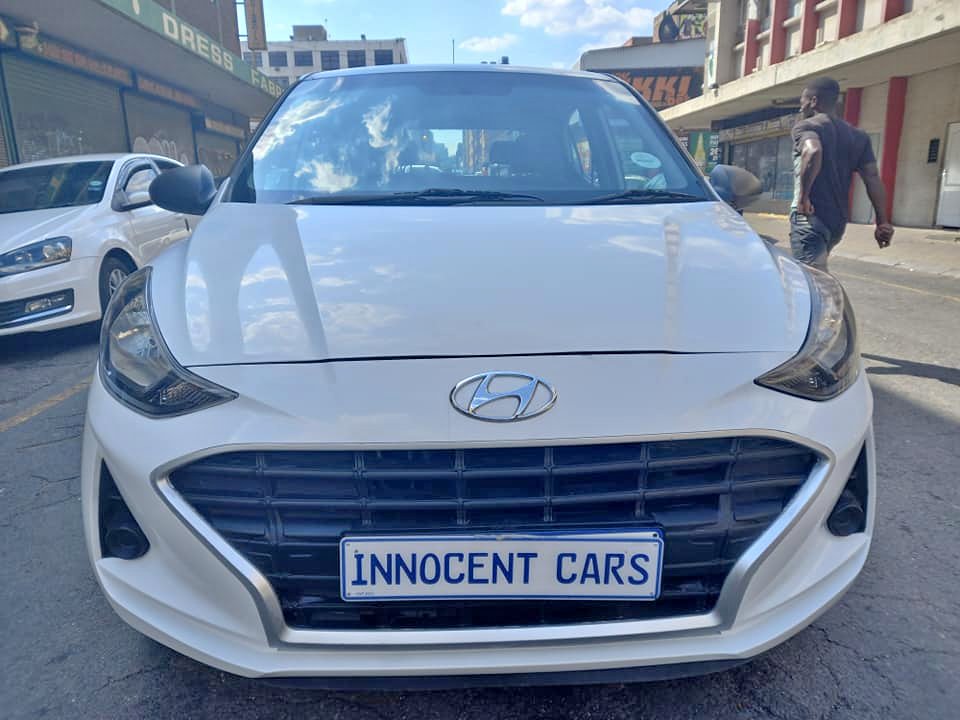 2020 HYUNDAI 10i GRAND HATCHBACK PETROL AUTOMATIC, WHITE COLOUR, MILEAGE 63000KM