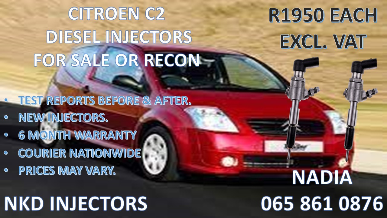 DIESEL INJECTORS FOR SALE FOR CITROEN C2 - Private Seller DIESEL INJECTORS FOR SALE FOR CITROEN C2 - Private Seller