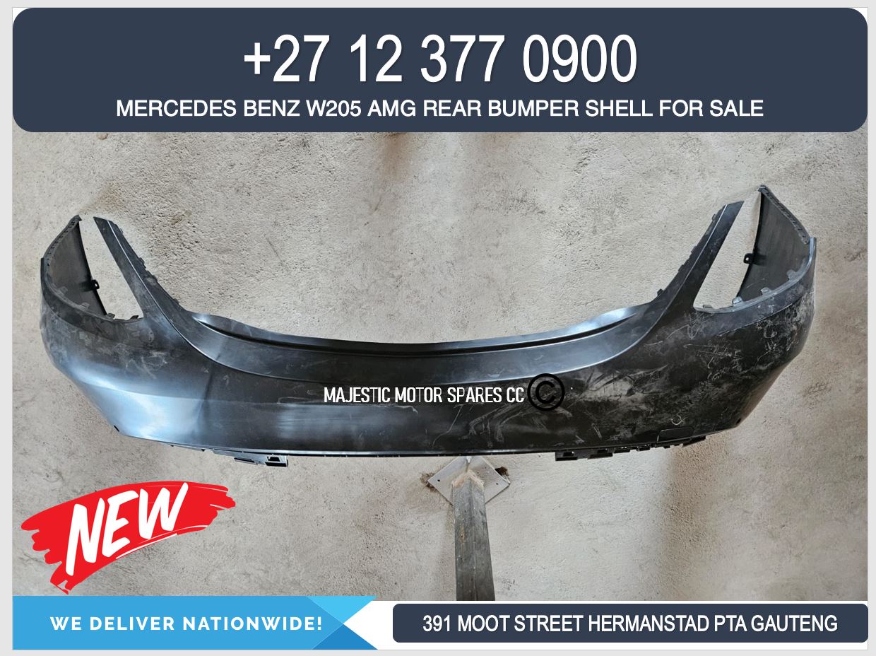 Mercedes Benz Merc C-CLASS OM205 AMG rear bumper shell new for sale Mercedes Benz Merc C-CLASS OM205 AMG rear bumper shell new for sale