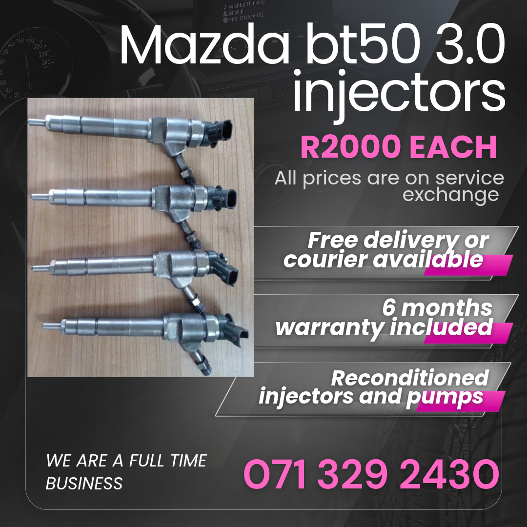 MAZDA BT50 3.0 INJECTORS FOR SALE WITH WARRANTY - Private Seller MAZDA BT50 3.0 INJECTORS FOR SALE WITH WARRANTY - Private Seller