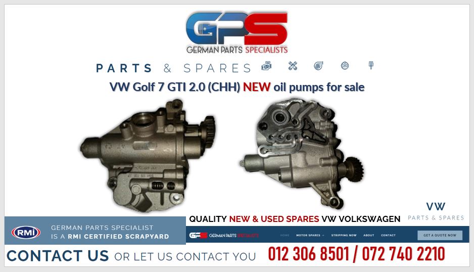 VW Golf 7 GTI / MK7 GTI 2.0 (CHH) NEW oil pumps for sale - Private Seller