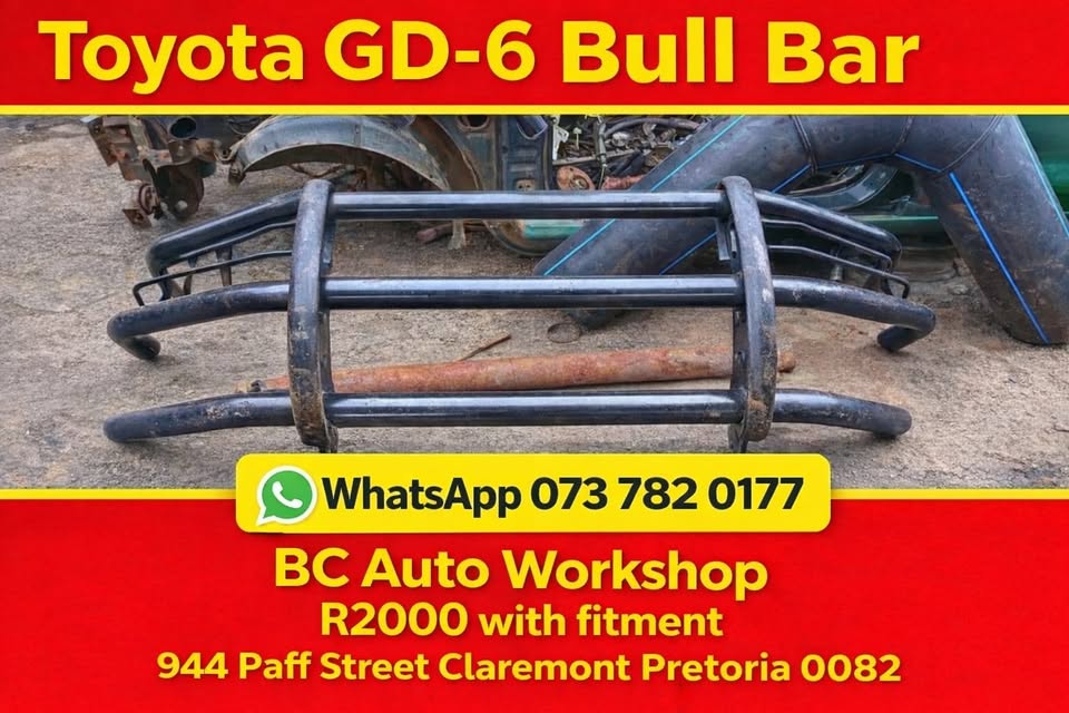Toyota GD6 bull bar  with fitment - Private Seller