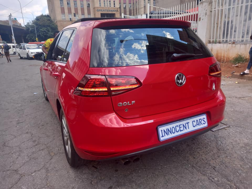 2014 VW GOLF VII TSI 1.4 PETROL,  AUTOMATIC, RED COLOUR, MILEAGE 88000KM, LEATHER INTERIOR
