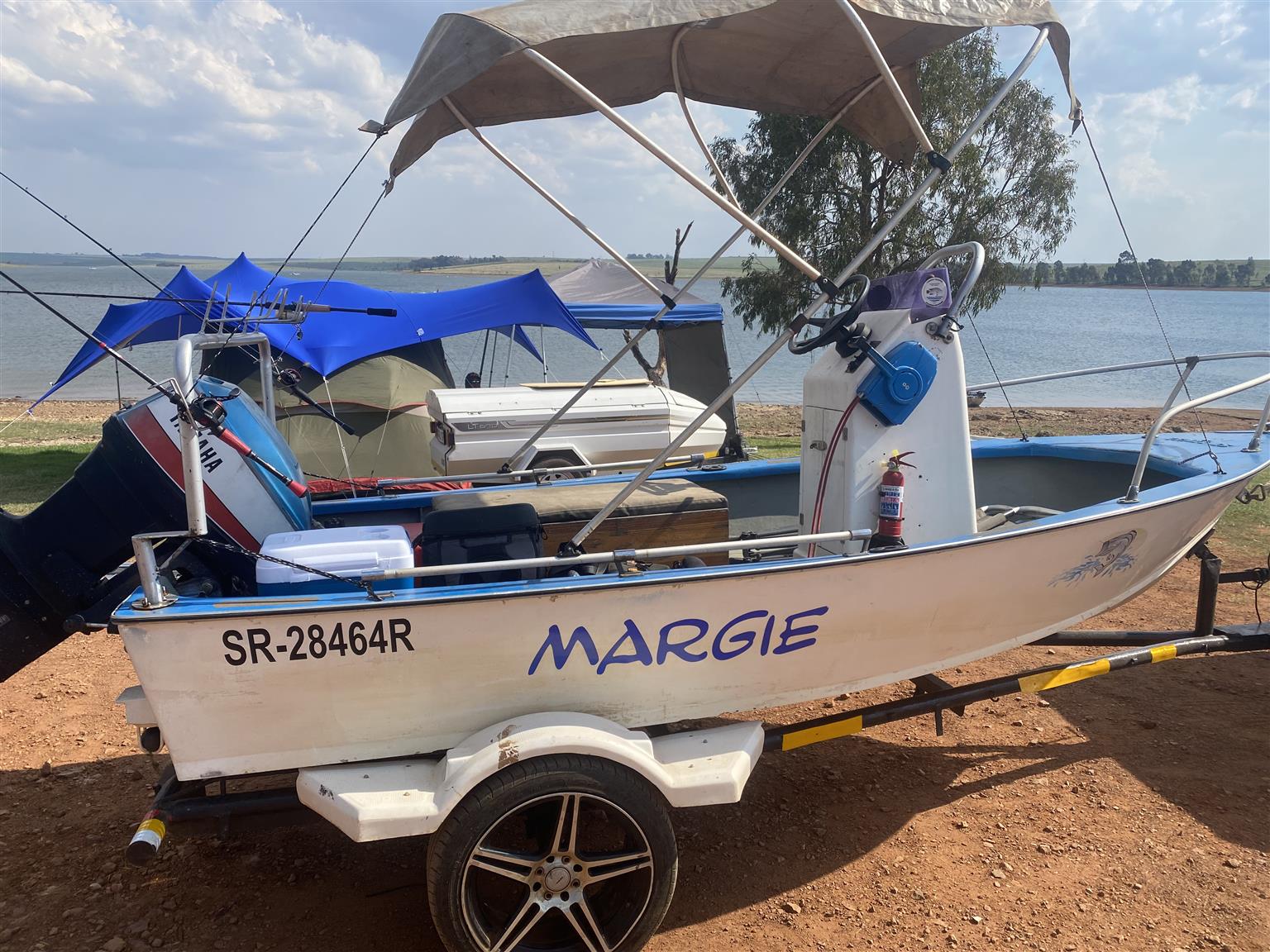 4M ST LUCIA SKI VEE WITH 55 YAMAHA NON TRIM AND TILT